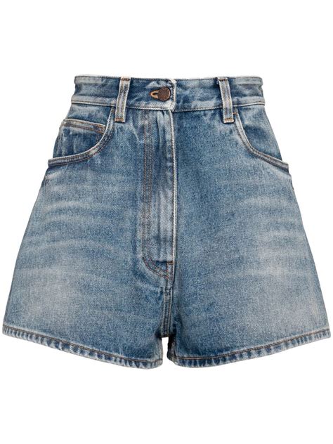 2 in 1 prada shorts|prada denim shorts.